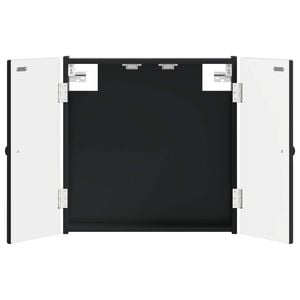 vidaXL Arm&aacute;rio para Dartboard EDE Preto 52,5 x 10,5 x 53,5 cm