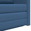 vidaXL Sof&aacute;-Cama 110cm Azul tecido