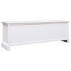 vidaXL Banco de corredor 115x30x40 cm madeira branco e castanho-claro