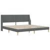vidaXL Estrutura da Cama Cinza Escuro 180 x 200 cm Veludo