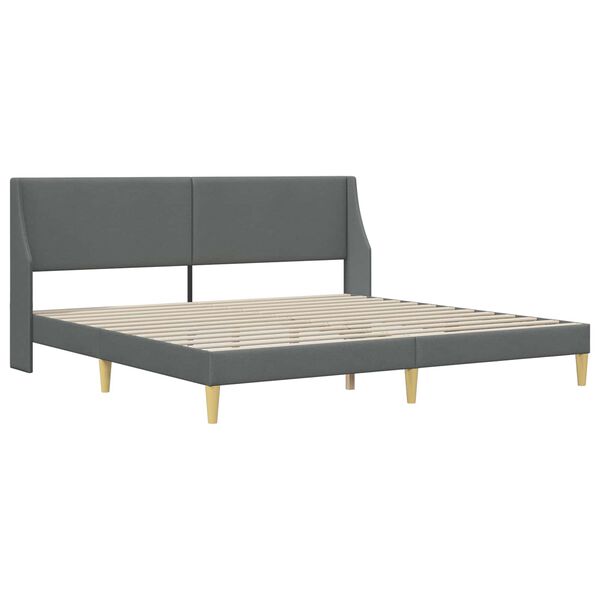 vidaXL Estrutura da Cama Cinza Escuro 180 x 200 cm Veludo