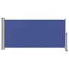 vidaXL Toldo lateral retr&aacute;til para p&aacute;tio 120x300 cm azul