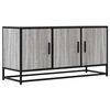 vidaXL M&oacute;vel p/ TV 100x35x50cm derivados madeira/metal cinzento sonoma