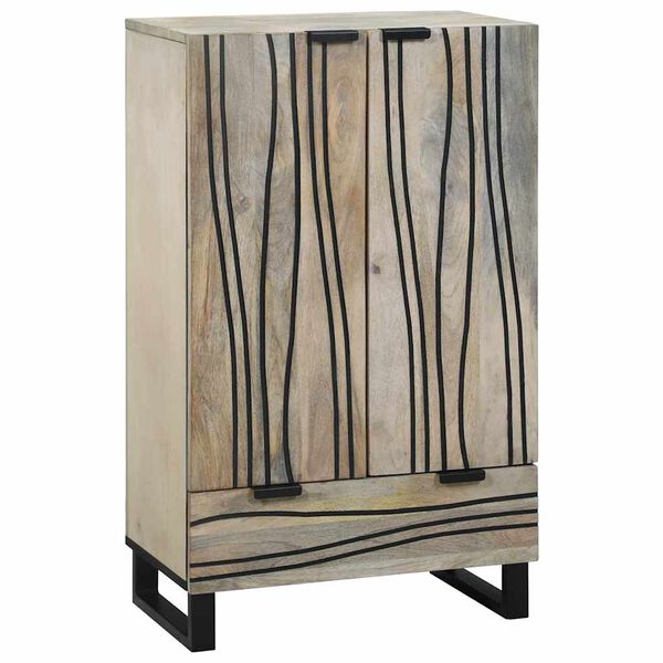 vidaXL Arm&aacute;rios e Estantes para Armazenamento de M&iacute;dia Branco e Preto