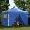 vidaXL Tenda de Festa Azul 291 x 431 x 315 cm Tecido Oxford