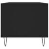 vidaXL Mesa de centro 90x49x45 cm derivados de madeira preto