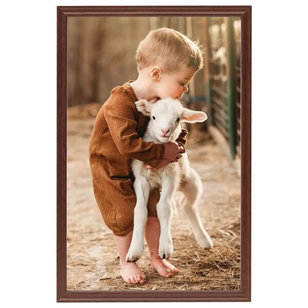 vidaXL Molduras para mesa 5 pcs 21x29,7 cm MDF castanho