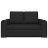 vidaXL Sofá-Cama Preto 148 x 71 x 83 cm tecido