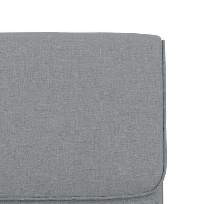 vidaXL Cadeira lounge 55x64x80 cm tecido cinzento-claro