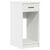 vidaXL Suporte torre de computador com gaveta 35x45x77 cm branco