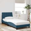 vidaXL Cama com colch&atilde;o Hanko 80x200 cm veludo azul