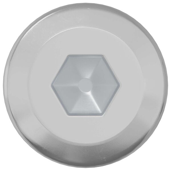 vidaXL Parafuso de Trava Liso 2 pcs Prateado M6 x 12 mm A&ccedil;o