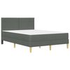 vidaXL Estrutura da Cama Cinza Escuro 120 x 200 cm Poli&eacute;ster