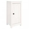vidaXL Aparadores 2 pcs 39x35x80 cm madeira de pinho maci&ccedil;a branco
