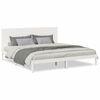 vidaXL Cama extra longa sem colch&atilde;o 200x210 cm madeira maci&ccedil;a