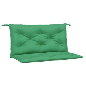 vidaXL Almofad&otilde;es banco jardim 2 pcs 100x50x7cm tecido oxford verde