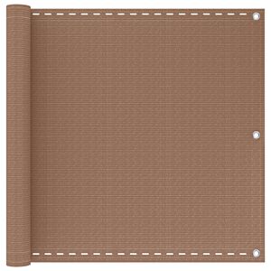 vidaXL Tela de Varanda 75 x 700 cm HDPE e Alum&iacute;nio Retangular