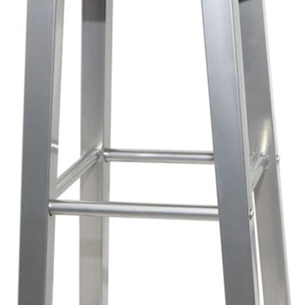 vidaXL Bancos de bar 4 pcs MDF prateado e castanho