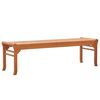 vidaXL Banco de jardim 3 lugares 150 cm madeira de eucalipto maci&ccedil;a