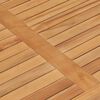 vidaXL Conjunto de jantar de jardim de 7 pe&ccedil;as 120x70 cm madeira de teca maci&ccedil;a