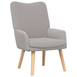 vidaXL poltrona Cinzento-claro 63 x 67 x 94 cm