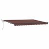 vidaXL Toldo retr&aacute;til Borgonha 450 &times; 300 cm Poli&eacute;ster