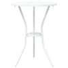 vidaXL Conjunto Bistro de Jardim 3 pcs Branco Alumínio