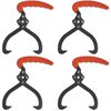 vidaXL Pin&ccedil;a para troncos com Cabo em PVC 4 pcs
