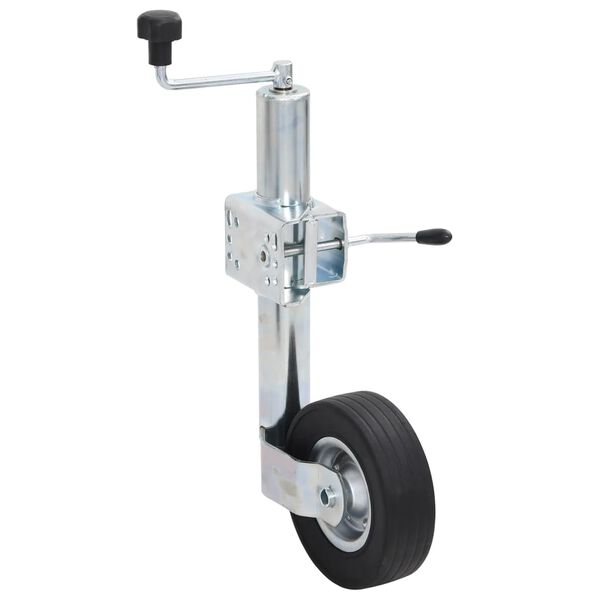 vidaXL Roda macaco p/ reboque c/ braçadeira divisão 60mm aço galvaniz.