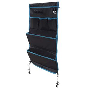 vidaXL Saco de Armazenamento Preto e Azul 91 x 47,5 cm oxford