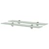 vidaXL Prateleiras flutuantes 2 pcs vidro 60x20 cm 8 mm