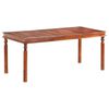 vidaXL Mesa de jantar 180x90x76 cm madeira maci&ccedil;a