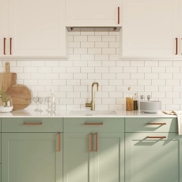 vidaXL Puxadores para m&oacute;veis 20 pcs 160 mm a&ccedil;o inoxid&aacute;vel bronze