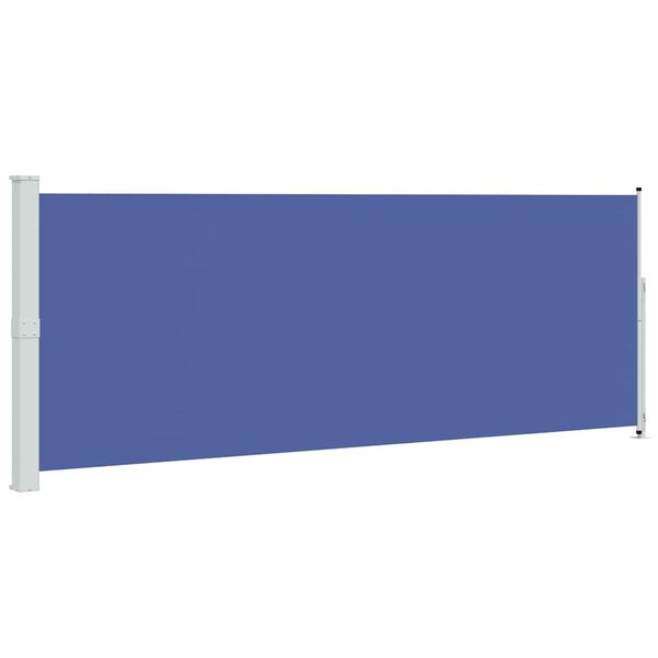 vidaXL Toldo lateral retr&aacute;til para p&aacute;tio 180x500 cm azul