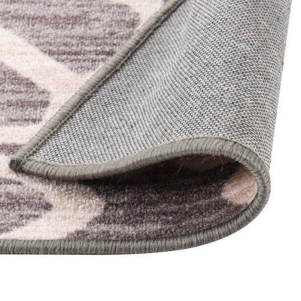 vidaXL Tapete/passadeira 80x350 cm castanho