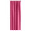 vidaXL Cortinas Blackout com Argolas 2 pcs Rosa Brilhante 260 x 140 cm