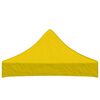 vidaXL Teto para tenda de festas 2x2 m 270 g/m² amarelo