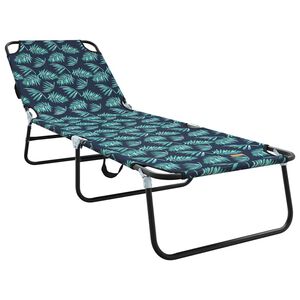 vidaXL Espregui&ccedil;adeira dobr&aacute;vel Multicolor 188 x 57 x 86,5 cm
