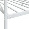 vidaXL Cama de Dia sem Colchão 100x190 cm aço branco