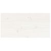 vidaXL Tampo de mesa retangular 80x40x2,5 cm pinho maci&ccedil;o branco