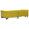 vidaXL Sof&aacute;-cama com gavet&atilde;o e gavetas 90x200 cm veludo amarelo