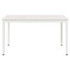 vidaXL Mesa de jantar Branco 140 x 80 x 75 cm