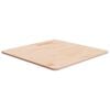 vidaXL Tampo de mesa quadrado 60x60x1,5 cm carvalho maci&ccedil;o n&atilde;o tratado
