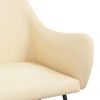 vidaXL Cadeira de baloi&ccedil;o tecido cor creme