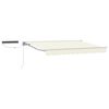 vidaXL Toldo Retr&aacute;til El&eacute;trico Creme e Branco 3,5 x 2 m