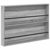 vidaXL Estante de Revistas Cinza Sonoma 100 x 12 x 70 cm