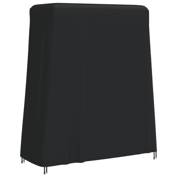 vidaXL Capa para mesa de pingue-pongue 165x70x185 cm 420D oxford preto