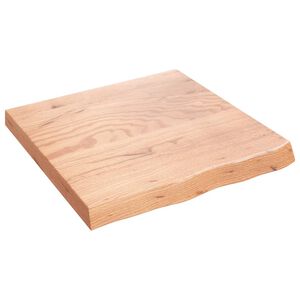 vidaXL Prateleira de parede 60x60x(2-6) cm carvalho tratado castanho