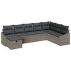 vidaXL Conjunto de Sofá de Jardim 8 pcs Cinzeto 55 x 62 x 69 cm