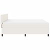 vidaXL Cama Box Manual Creme e Branco 203 x 180 x 88 cm